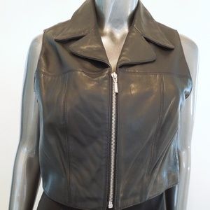 BB Dakota Jackets & Coats - B B Dakota Black Leather Vest Medium BB Dakota Jackets & Coats - B B Dakota Black Leather Vest Medium